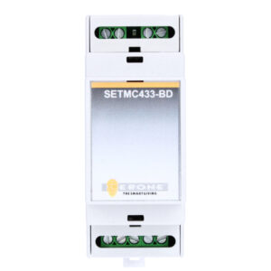 CDVI SETMC433BD – Transmisor RF 4 canales para carril DIN