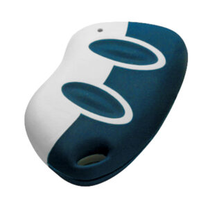CDVI SETR2641AM2-B Mando Transmisor Mini RF 433 MHz 2 Canales Azul