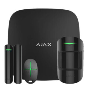 Ajax StarterKit Negro — Hub + MotionProtect + DoorProtect + SpaceControl