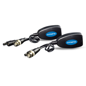 UTEPO UTP101PV-HD12 Kit Conversor UTP Vídeo+Alimentación HDCVI/TVI/AHD hasta 1080P con RJ45 (2 uds.)