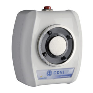 Retenedor electromagnético CDVI VIR-A5 para puertas cortafuego 50 kg 24 Vcc