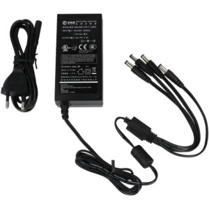 MOVOK ACCESSORIES VK-12VDC5A-4OUT Fuente de Alimentación DC 12V 5A 4 Salidas