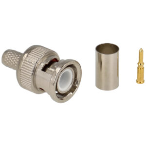 A-CCTV VK-CON-BNC-CRIMP – Conector BNC para Crimpar RG59 (Pack 10 uds.)