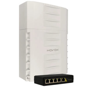 MOVOK ACCESSORIES VK-EXTENDER-0504POE+-60-G-OUT Switch extensor PoE