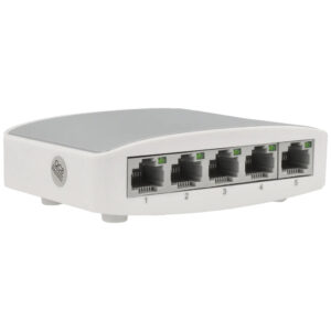 MOVOK ACCESSORIES VK-SWITCH-05N-G Switch neutro 5 puertos