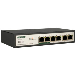 MOVOK ACCESSORIES VK-SWITCH-0604POE-65-LONG Switch 6 puertos con 4 puertos PoE