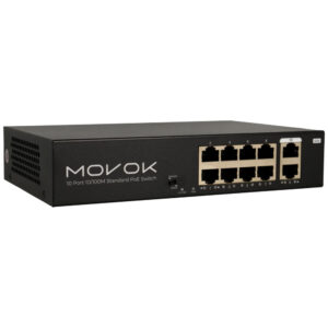 MOVOK ACCESSORIES VK-SWITCH-1008POE-100 Switch 10 puertos con 8 puertos PoE