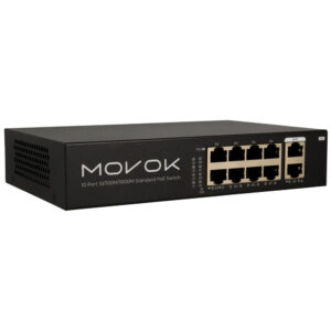 MOVOK ACCESSORIES VK-SWITCH-1008POE-120-G Switch 10 Puertos con 8 PoE Gigabit