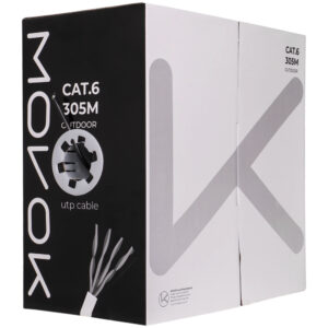 MOVOK ACCESSORIES VK-UTP-305M-CAT6-CCA-OUT Cable UTP CAT6 305 m Exterior