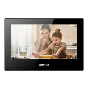 Dahua VTH5321GB-W Monitor Interior Android 7" Negro para Videoportero IP