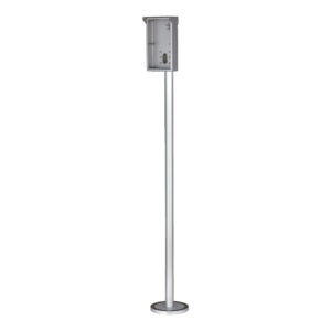 Dahua VTM51R2 Cubierta para lluvia con poste vertical para 2 módulos VTO4xxxF