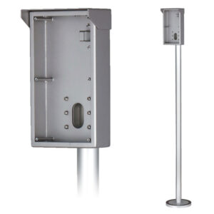 Dahua VTM61R2 – Cubierta para lluvia con poste vertical extendido para 2 módulos VTO4xxxF
