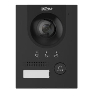 Dahua VTO2202F-P-S3-B Estación Exterior Videoportero IP 2 hilos/RJ45 PoE 2MP 168.6° Negro