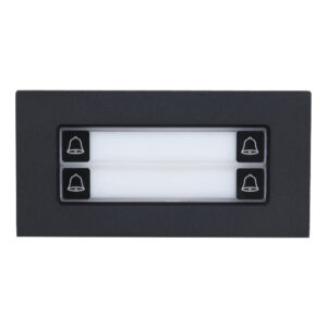 Dahua VTO4202FB-MDB4 – Módulo de 4 Botones para Estación Exterior de Videoportero IP (Negro)
