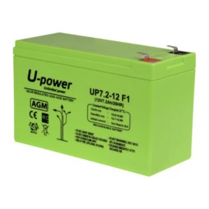 Global BAT-12V7.2Ah Batería de plomo-ácido regulada por válvula (VRLA), tecnología AGM