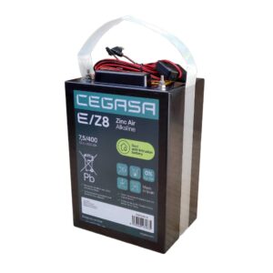Global BAT-7.5V400-DC-eZ8-V Batería de Zinc-Aire industrial no recargable para sistemas de detección de incendios