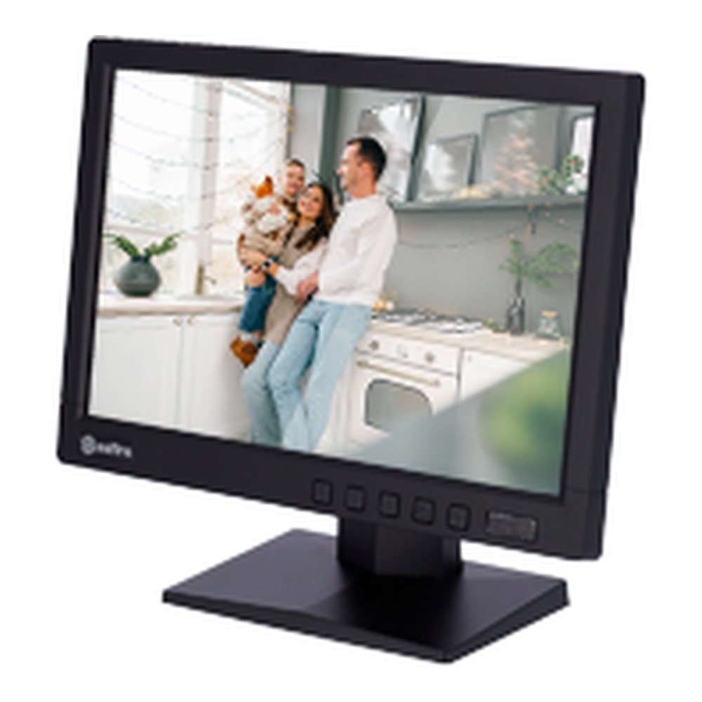 Monitor Safire LED 10.1" SF-MNT10BNC para CCTV (BNC, VGA, HDMI)
