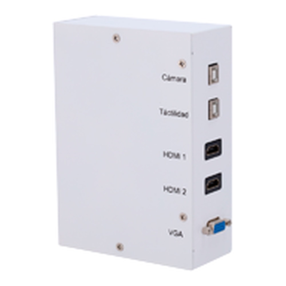 Caja de conexiones IBOARD WB5-2U2H1V-V2 con USB-B, HDMI y VGA