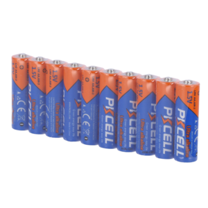 PKCELL LR6 AA Alcalina Zn-MnO2 1.5V 1800mAh – Pack 10 unidades