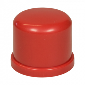 Securiton EC25-ABSRED Tapón final ABS rojo Ø25 mm para tubería de aspiración — pack de 10