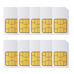 Wuarda 10XM2M-CARD-ES Pack 10 Tarjetas SIM M2M GlobalSIM Multioperador 2G/3G/4G/5G