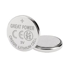 Great Power CR2320 Pila de Botón Litio Li-MnO2 3 V 150 mAh — Pack 20 ud