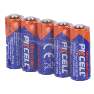 PKCELL 23A Alcalina Zn-MnO2 12V — Pack 5 unidades