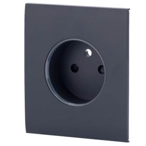 Ajax AJ-CENTERCOVER-SMART-E-GRA Tapa central para enchufe inteligente tipo E grafito