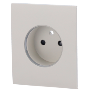 Ajax AJ-CENTERCOVER-SMART-E-OYS Tapa central para enchufe inteligente tipo E color ostra