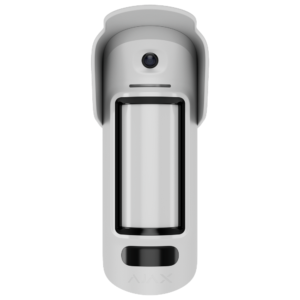 Ajax CurtainCam Outdoor HighMount (PhOD) Jeweller – Fotodetector cortina exterior doble tecnología PIR + microondas banda K hasta 15 m