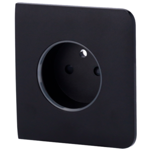 Ajax AJ-SIDECOVER-SMART-E-B Tapa lateral para enchufe inteligente tipo E, negro