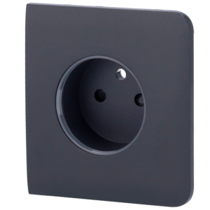 Ajax AJ-SIDECOVER-SMART-E-GRA Tapa lateral para enchufe inteligente tipo E color grafito