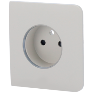 Ajax AJ-SIDECOVER-SMART-E-OYS Tapa lateral para enchufe inteligente tipo E color ostra