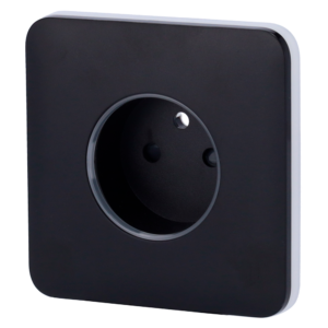 Ajax SoloCover Smart Tipo E Tapa Frontal para Enchufe Inteligente – Negro