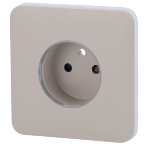 Ajax AJ-SOLOCOVER-SMART-E-OLI Tapa frontal para enchufe inteligente tipo E color oliva