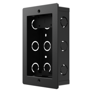 Akuvox AK-BR-R20A-BLACK-F Panel frontal y caja de registro encastrada para AK-R20A-BLACK