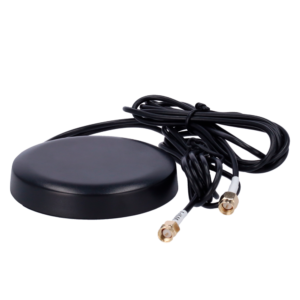 Antena vehicular combinada 4G/Wi-Fi ANT-4G24G-04D-O-O-ST-150 de bajo perfil 5 dBi