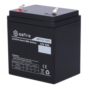 Safire BATT-LI-1205 Batería Recargable LiFePO4 12,8 V 5 Ah