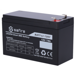 Safire BATT-LI-1207 Batería Recargable LiFePO4 12V 7Ah