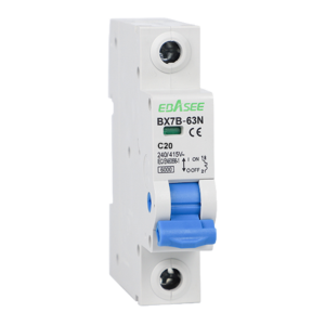 BX7B-63N-20A-1P Interruptor magnetotérmico 20A 1P curva C carril DIN