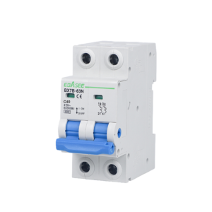 Ebasee BX7B-63N-40A-2P Interruptor Magnetotérmico 40A 2P Curva C 6000A