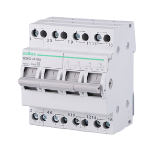 Ebasee BX9G-63-4P-40A Seccionador Conmutador Manual 40 A 4 Polos