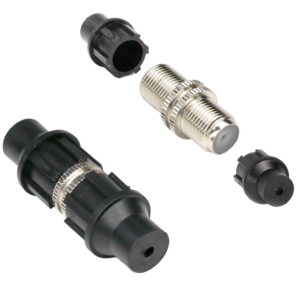 Safire CON100-CAP-DF Conector coaxial doble F hembra con tapa