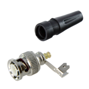 SAFIRE CON120 Conector BNC Macho para Atornillar
