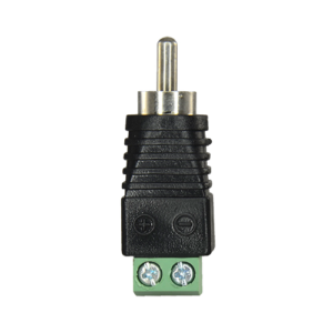 SAFIRE CON295 Conector RCA Macho con Salida +/- de 2 Terminales