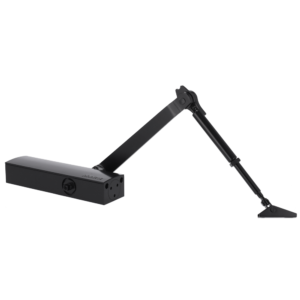 Dorcas D-22400 Black Cierrapuertas de Brazo Articulado con Retención para Puertas de 40-80 kg