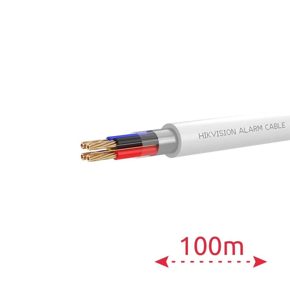 Hikvision DS-1AC4APL1 Cable de alarma 4 conductores LSZH C