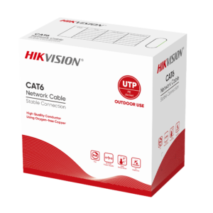 Hikvision DS-1LN6OUSPE-BLACK-305M Cable U/UTP Cat. 6 Exter