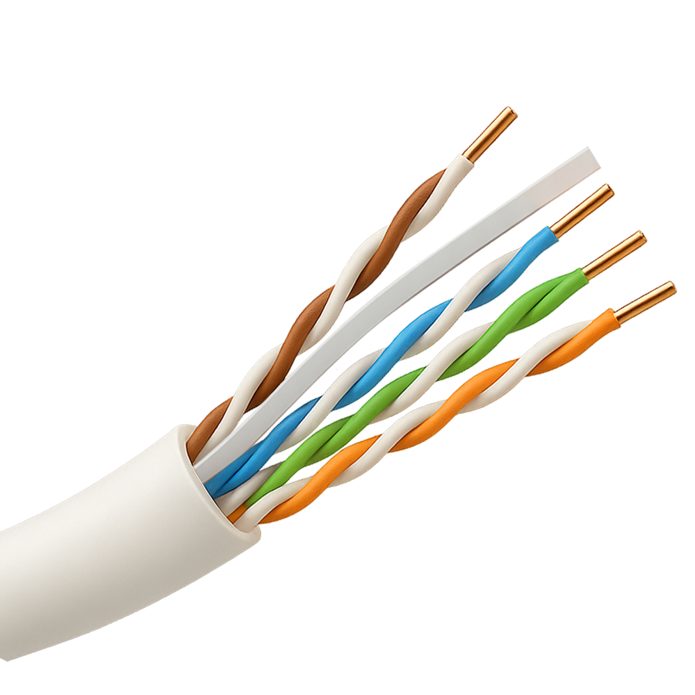 Hikvision DS-1LN6UEL5 Cable UTP Categoría 6 OFC 305 m Blan