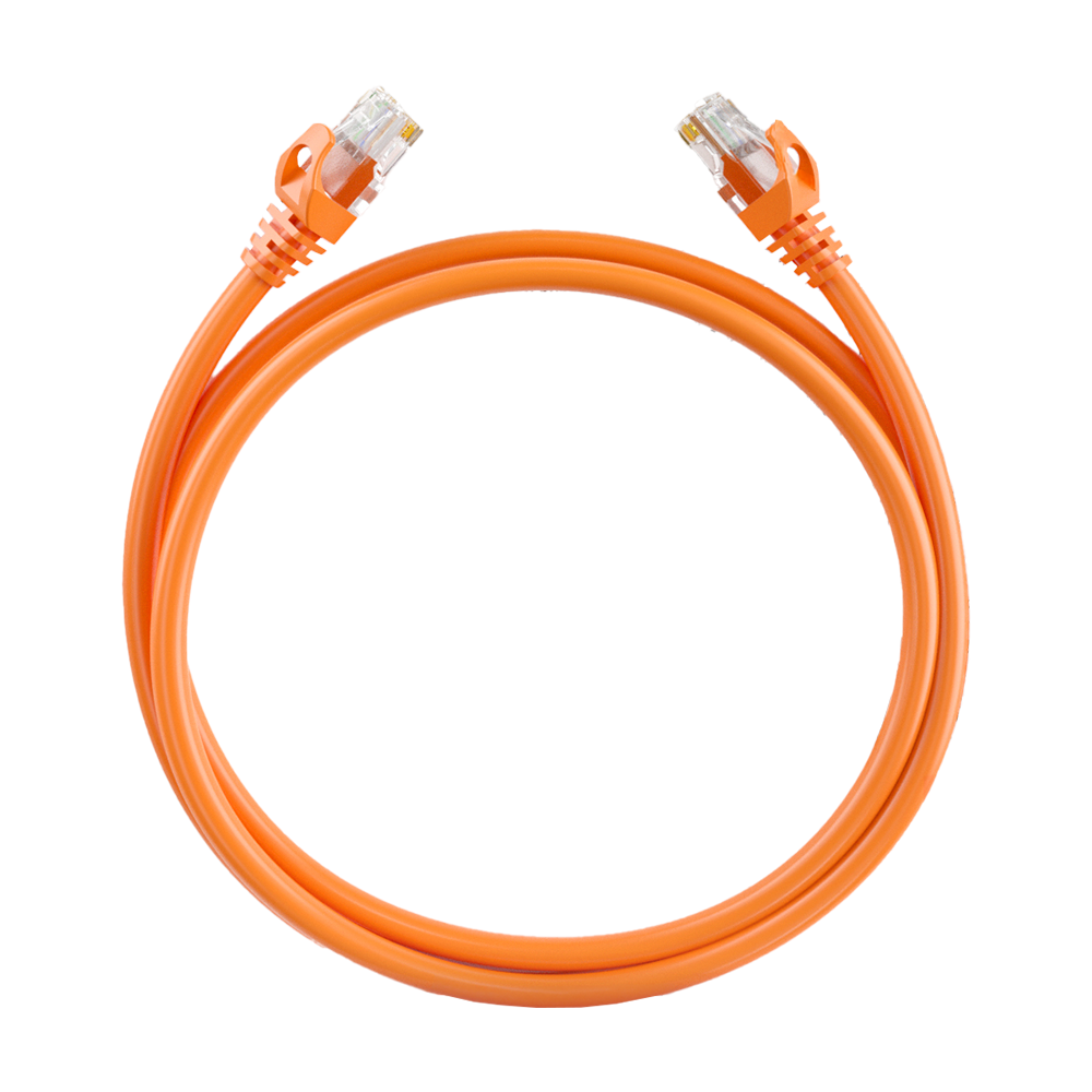 Hikvision DS-1NP6UEC0 Latiguillo Cat6 U/UTP RJ45 1 m naran